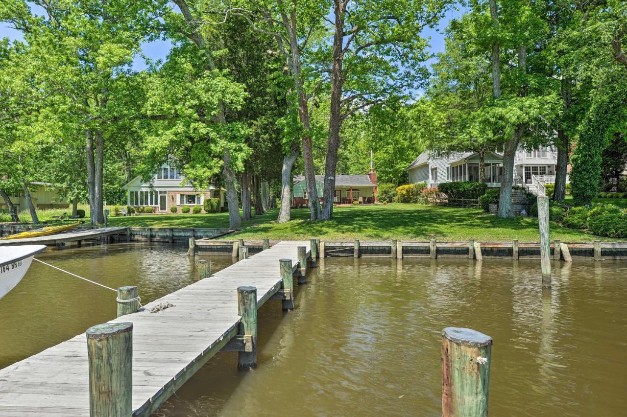 Waterfront Annapolis Home Fire Pit And Fishing Pier Екстериор снимка