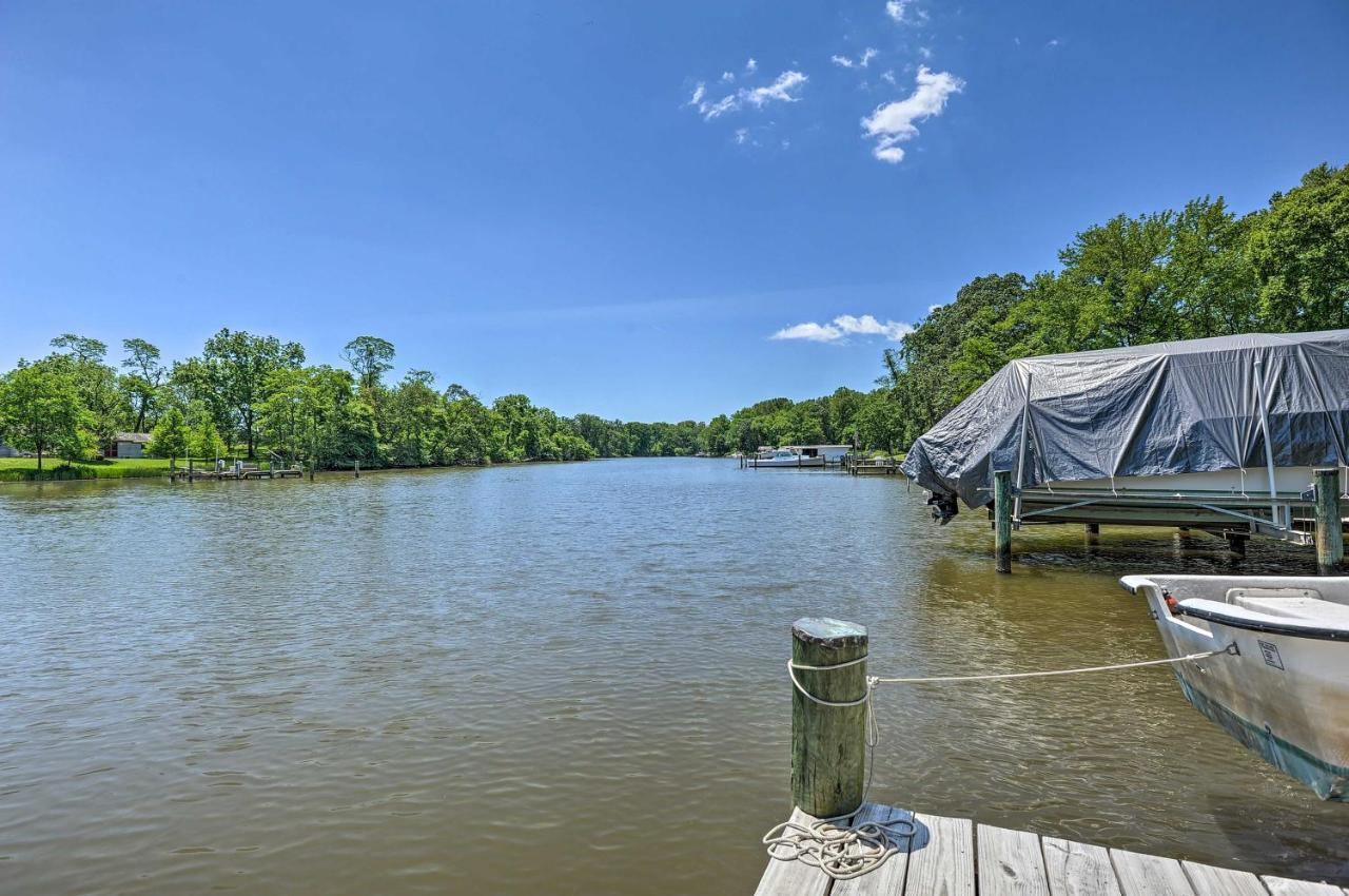Waterfront Annapolis Home Fire Pit And Fishing Pier Екстериор снимка