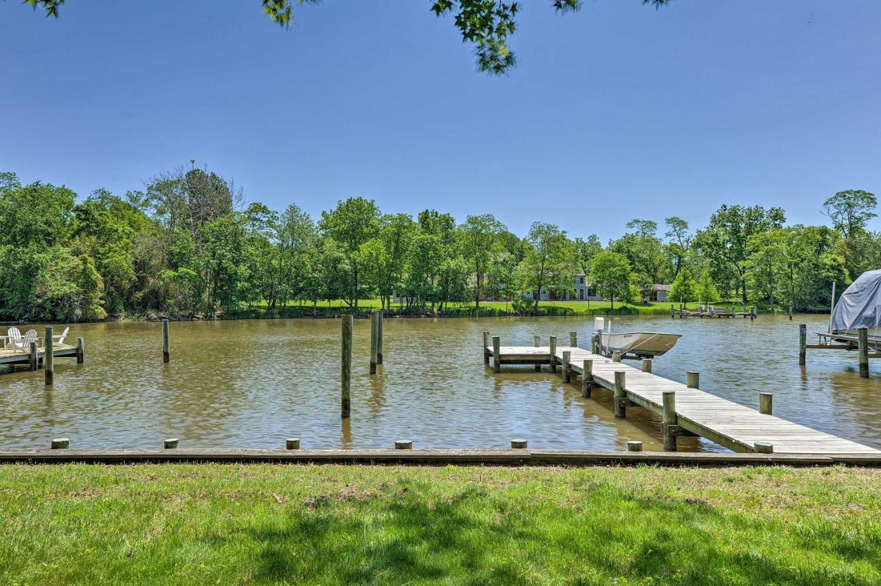 Waterfront Annapolis Home Fire Pit And Fishing Pier Екстериор снимка