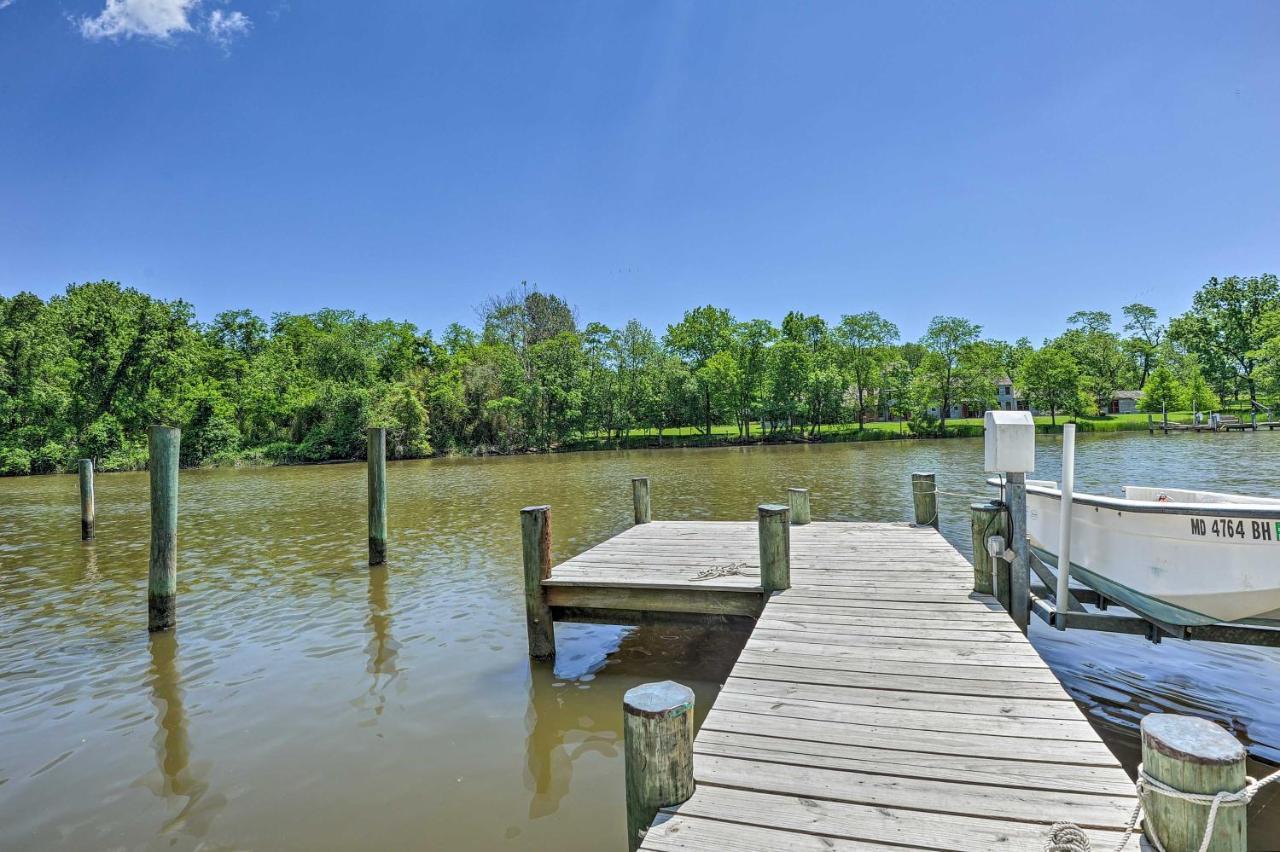 Waterfront Annapolis Home Fire Pit And Fishing Pier Екстериор снимка